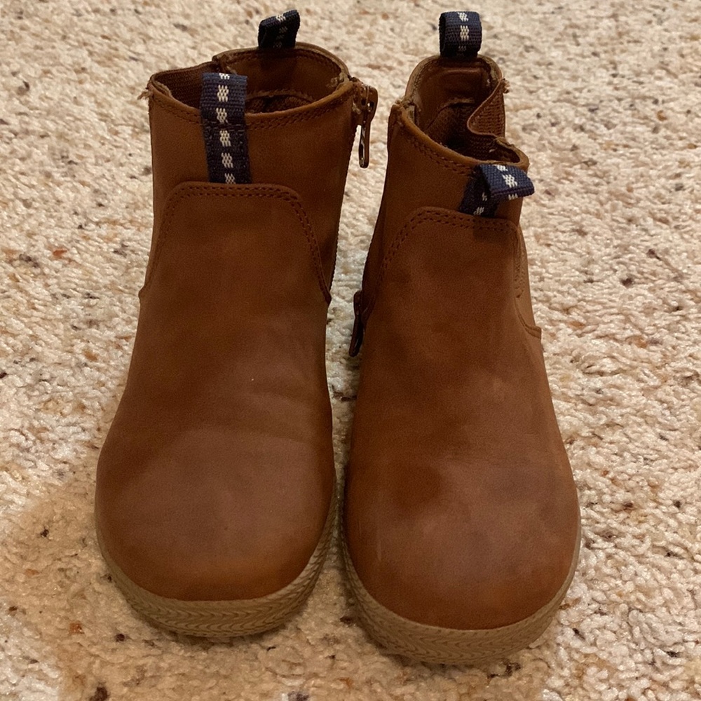 Cat & Jack boys boots. Worn once. Size 12